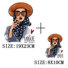 Load image into Gallery viewer, DIY Iron On Patches For Clothing - Vogue Fashion Girl - Astrata Trial Store