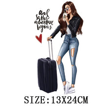 Load image into Gallery viewer, DIY Iron On Patches For Clothing - Vogue Fashion Girl - Astrata Trial Store