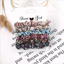 Load image into Gallery viewer, 3Pcs Vintage Scrunchie Set Elastic Hair Bands - Astrata Trial Store