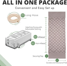 Load image into Gallery viewer, Air Mattress Alternating Pressure Mattress - Electric Air Pump and Inflatable Mattress Pads - for Bedridden Ulcer Bedsore Sore Treatment - Colchon Antiescaras - Fit Medical Hospital Bed - Ast
