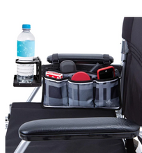 Load image into Gallery viewer, WHEELCHAIR ARMREST BAG AND CUP HOLDER - Astrata Trial Store
