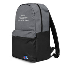 Load image into Gallery viewer, I Gave Up Embroidered Champion Backpack - Astrata Trial Store
