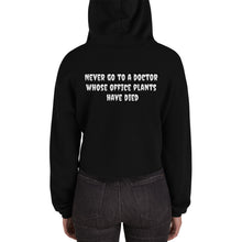 Load image into Gallery viewer, Never Go To A Doctor Crop Hoodie - Astrata Trial Store
