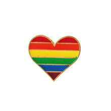 Load image into Gallery viewer, Rainbow Heart Enamel Pin - Astrata Trial Store
