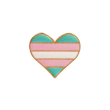 Load image into Gallery viewer, Rainbow Heart Enamel Pin - Astrata Trial Store
