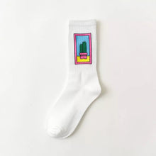 Load image into Gallery viewer, Creative High Quality Harajuku Fashion Men street Hip Hop Cotton Unisex happy socks Funny skateboard flame socks - Astrata Trial Store
