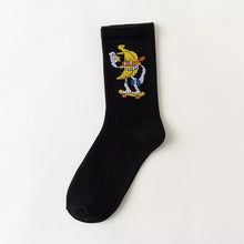 Load image into Gallery viewer, Creative High Quality Harajuku Fashion Men street Hip Hop Cotton Unisex happy socks Funny skateboard flame socks - Astrata Trial Store
