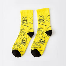 Load image into Gallery viewer, Creative High Quality Harajuku Fashion Men street Hip Hop Cotton Unisex happy socks Funny skateboard flame socks - Astrata Trial Store
