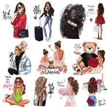 Load image into Gallery viewer, DIY Iron On Patches For Clothing - Vogue Fashion Girl - Astrata Trial Store
