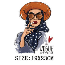 Load image into Gallery viewer, DIY Iron On Patches For Clothing - Vogue Fashion Girl - Astrata Trial Store
