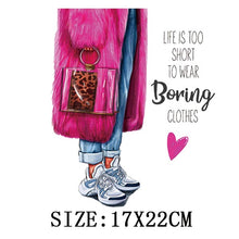 Load image into Gallery viewer, DIY Iron On Patches For Clothing - Vogue Fashion Girl - Astrata Trial Store
