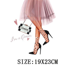 Load image into Gallery viewer, DIY Iron On Patches For Clothing - Vogue Fashion Girl - Astrata Trial Store
