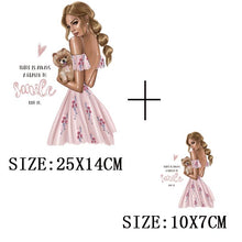Load image into Gallery viewer, DIY Iron On Patches For Clothing - Vogue Fashion Girl - Astrata Trial Store
