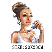 Load image into Gallery viewer, DIY Iron On Patches For Clothing - Vogue Fashion Girl - Astrata Trial Store

