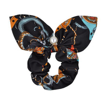 Load image into Gallery viewer, New Chiffon Bowknot Elastic Hair Bands For Women Girls Solid Color Scrunchies Headband Hair Ties Ponytail Holder Hair Accessorie - Astrata Trial Store
