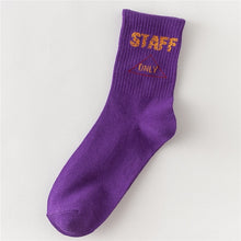 Load image into Gallery viewer, Harajuku men's humor words printing socks Ulzzang Hip hop street skateboard Unisex Crew Lovers - Astrata Trial Store
