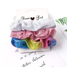 Load image into Gallery viewer, 3Pcs Vintage Scrunchie Set Elastic Hair Bands - Astrata Trial Store
