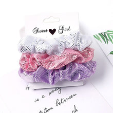 Load image into Gallery viewer, 3Pcs Vintage Scrunchie Set Elastic Hair Bands - Astrata Trial Store
