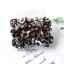 Load image into Gallery viewer, 3Pcs Vintage Scrunchie Set Elastic Hair Bands - Astrata Trial Store
