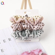 Load image into Gallery viewer, 3Pcs Vintage Scrunchie Set Elastic Hair Bands - Astrata Trial Store
