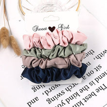 Load image into Gallery viewer, 3Pcs Vintage Scrunchie Set Elastic Hair Bands - Astrata Trial Store
