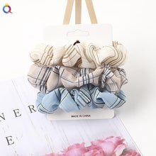 Load image into Gallery viewer, 3Pcs Vintage Scrunchie Set Elastic Hair Bands - Astrata Trial Store
