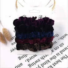 Load image into Gallery viewer, 3Pcs Vintage Scrunchie Set Elastic Hair Bands - Astrata Trial Store
