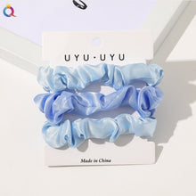 Load image into Gallery viewer, 3Pcs Vintage Scrunchie Set Elastic Hair Bands - Astrata Trial Store
