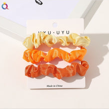 Load image into Gallery viewer, 3Pcs Vintage Scrunchie Set Elastic Hair Bands - Astrata Trial Store
