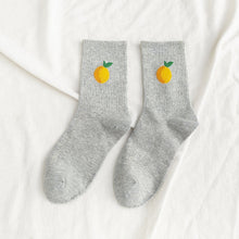 Load image into Gallery viewer, New summer cartoon fruit cotton watermelon lemon strawberry banana avocado women Korean version of socks fashion street socks - Astrata Trial Store
