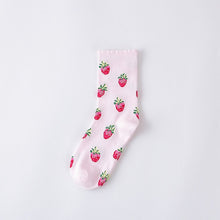 Load image into Gallery viewer, New summer cartoon fruit cotton watermelon lemon strawberry banana avocado women Korean version of socks fashion street socks - Astrata Trial Store
