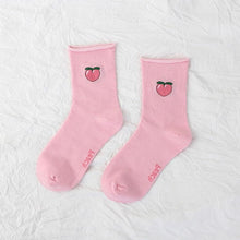Load image into Gallery viewer, New summer cartoon fruit cotton watermelon lemon strawberry banana avocado women Korean version of socks fashion street socks - Astrata Trial Store
