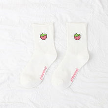 Load image into Gallery viewer, New summer cartoon fruit cotton watermelon lemon strawberry banana avocado women Korean version of socks fashion street socks - Astrata Trial Store
