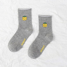 Load image into Gallery viewer, New summer cartoon fruit cotton watermelon lemon strawberry banana avocado women Korean version of socks fashion street socks - Astrata Trial Store
