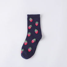 Load image into Gallery viewer, New summer cartoon fruit cotton watermelon lemon strawberry banana avocado women Korean version of socks fashion street socks - Astrata Trial Store
