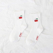 Load image into Gallery viewer, New summer cartoon fruit cotton watermelon lemon strawberry banana avocado women Korean version of socks fashion street socks - Astrata Trial Store
