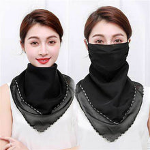Load image into Gallery viewer, Chiffon Neck Mask Women Scarf Fashion Print Hair Tie Flower Striped Headkerchief Summer Sunscreen Headwear Scarve - Astrata Trial Store
