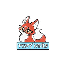 Load image into Gallery viewer, Panda Fox Cat Brooch Shirt Pin Alloy Enamel Badges Broaches Men Women - Astrata Trial Store
