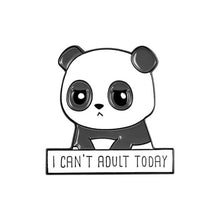 Load image into Gallery viewer, Panda Fox Cat Brooch Shirt Pin Alloy Enamel Badges Broaches Men Women - Astrata Trial Store

