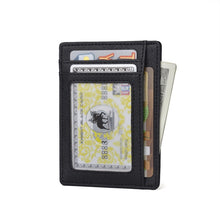 Load image into Gallery viewer, Slim RFID Blocking Genuine Leather Wallet Credit ID Card Holder - Astrata Trial Store
